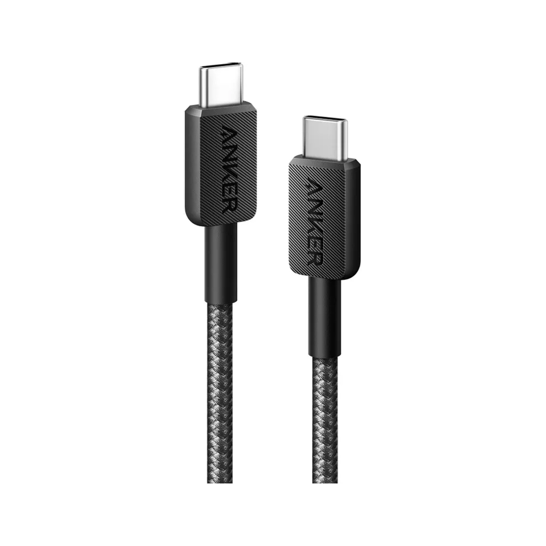 Интерфейсный кабель, Anker, 322 (A81F6G11), USB-C to USB-C,1М, Черный