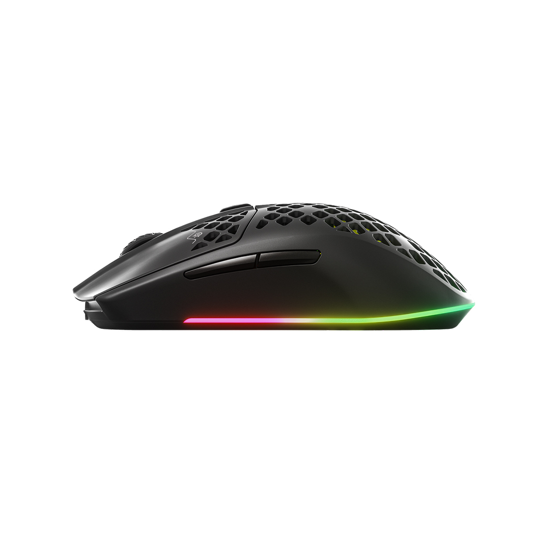 Компьютерная мышь, Steelseries, Aerox 3 Wireless (2022) Onyx, 62612, Игровая, Оптическая, 18000 CPI, 6 кнопок, Подсветка RGB, Беcпроводная, 2.4 ГГц / Bluetooth 5,0, Чёрная