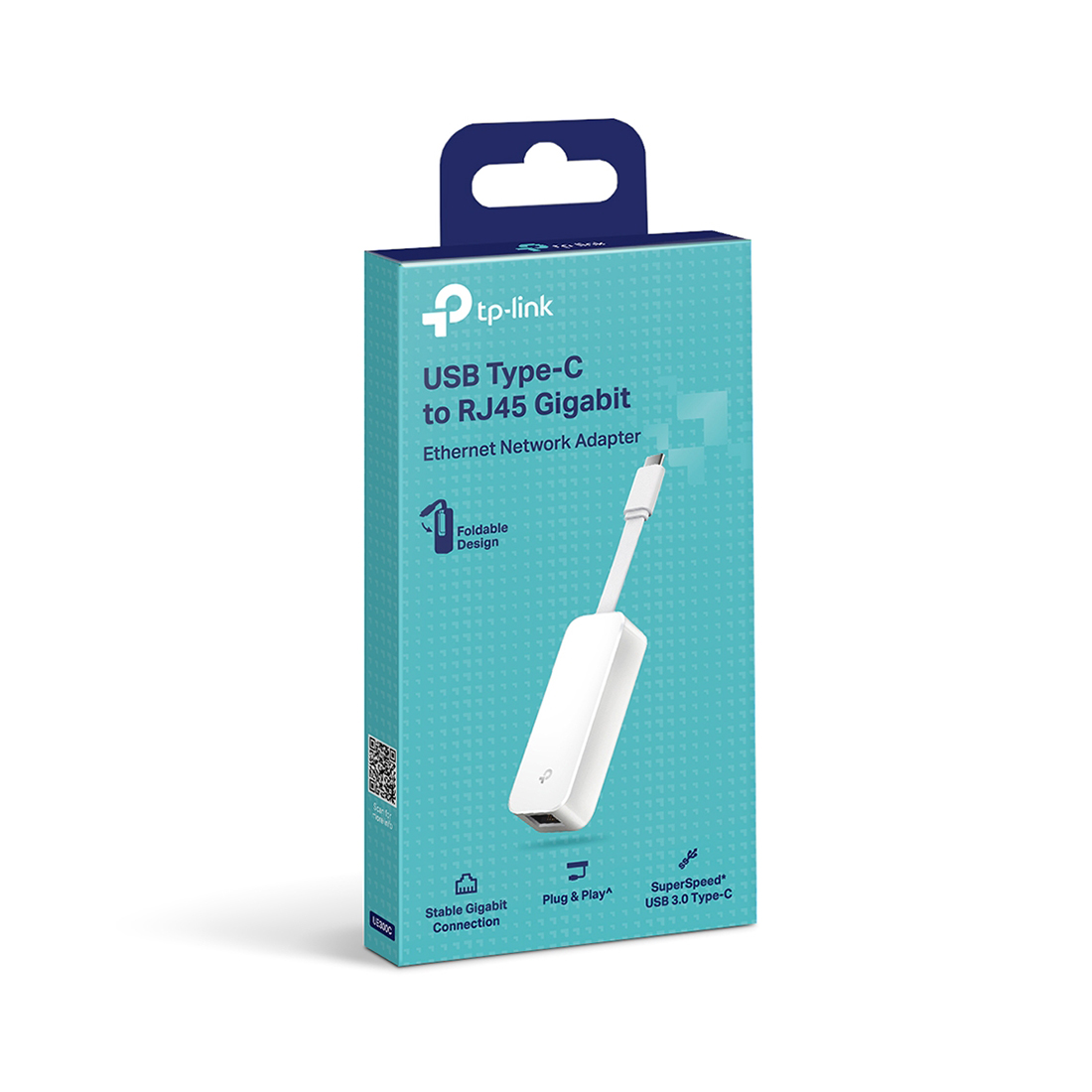 Сетевой адаптер, TP-Link, UE300C, USB TypeC/RJ45 Gigabit Ethernet