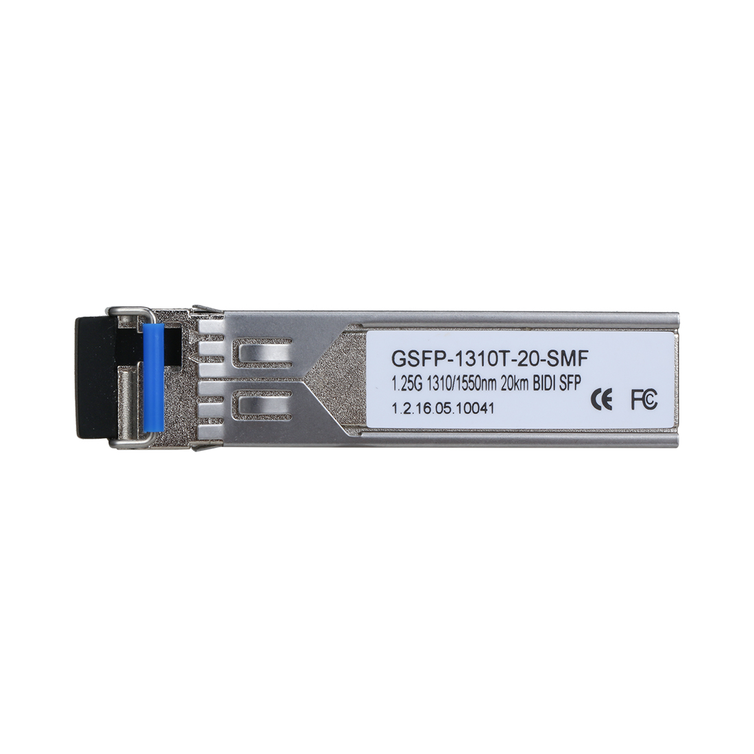 Трансивер, Dahua, GSFP-1310T-20-SMF, Индустриальный, single-mode, TX-1310 нм, RX-1550 нм, 20 км, –40 °C до +85 °C