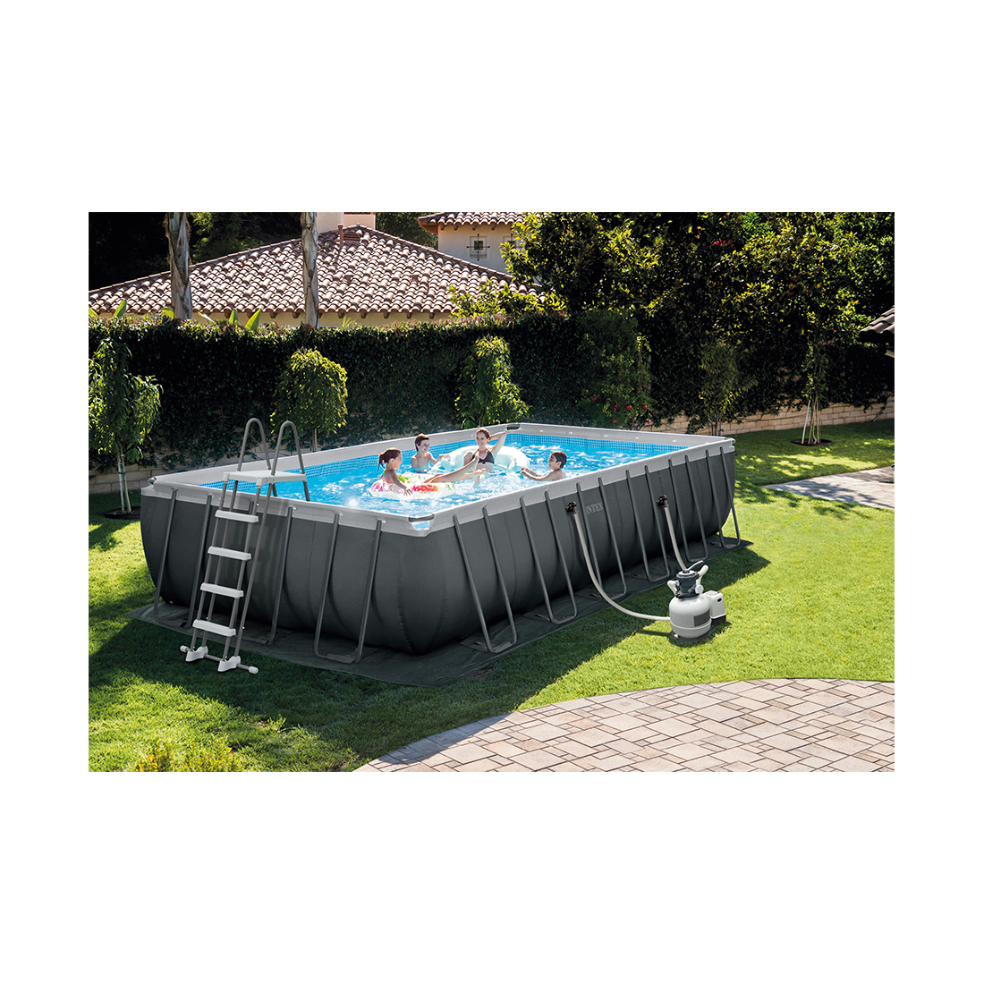 Каркасный бассейн Ultra XTR Frame 732 х 366 x 132 см, INTEX