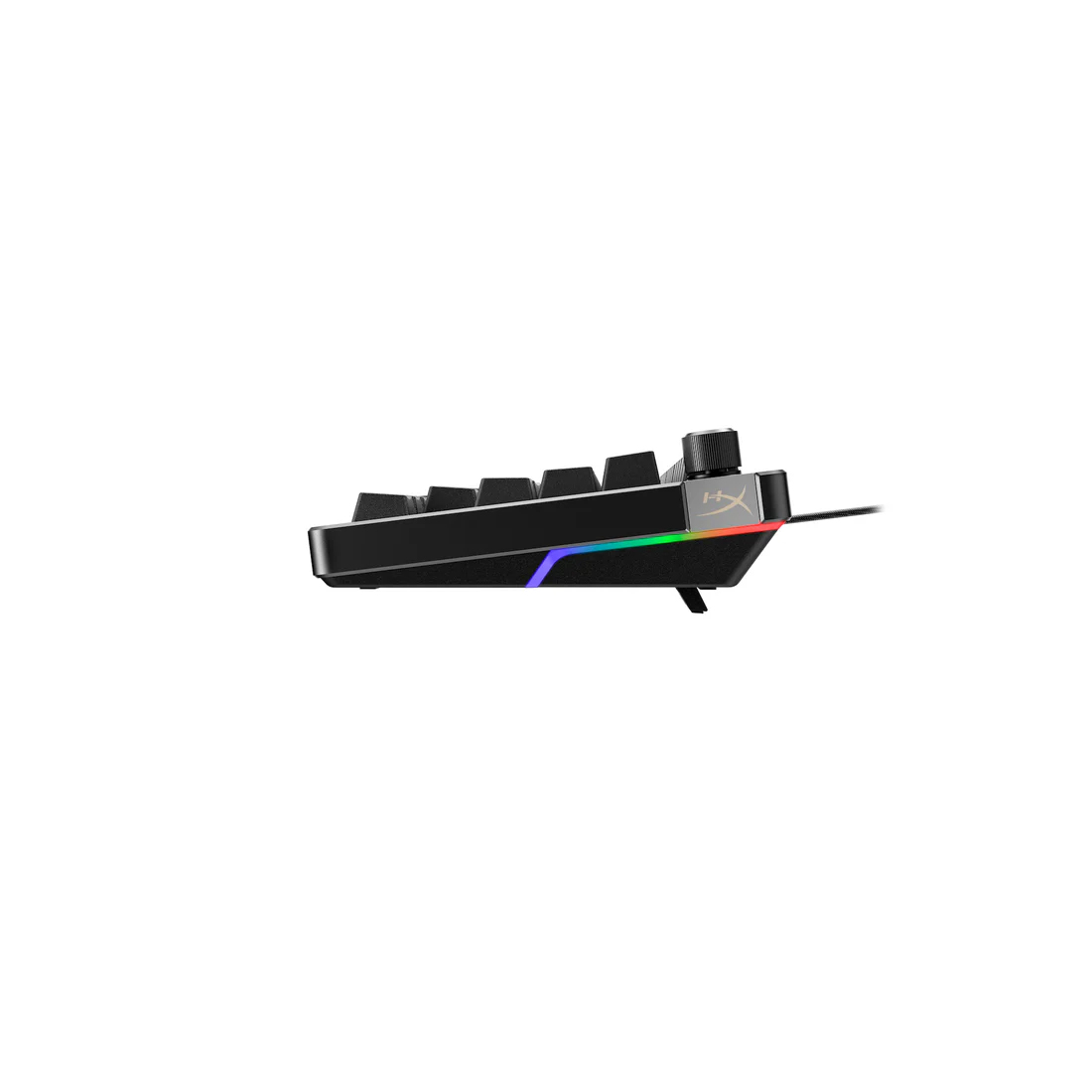Клавиатура, HyperX, 7G7A4AA#ACB, Alloy Rise 75, Игровая, Механическая, HyperX Red switch, USB, Подсветка RGB, Размер: 311*142*49 мм., Анг/Рус, Черный