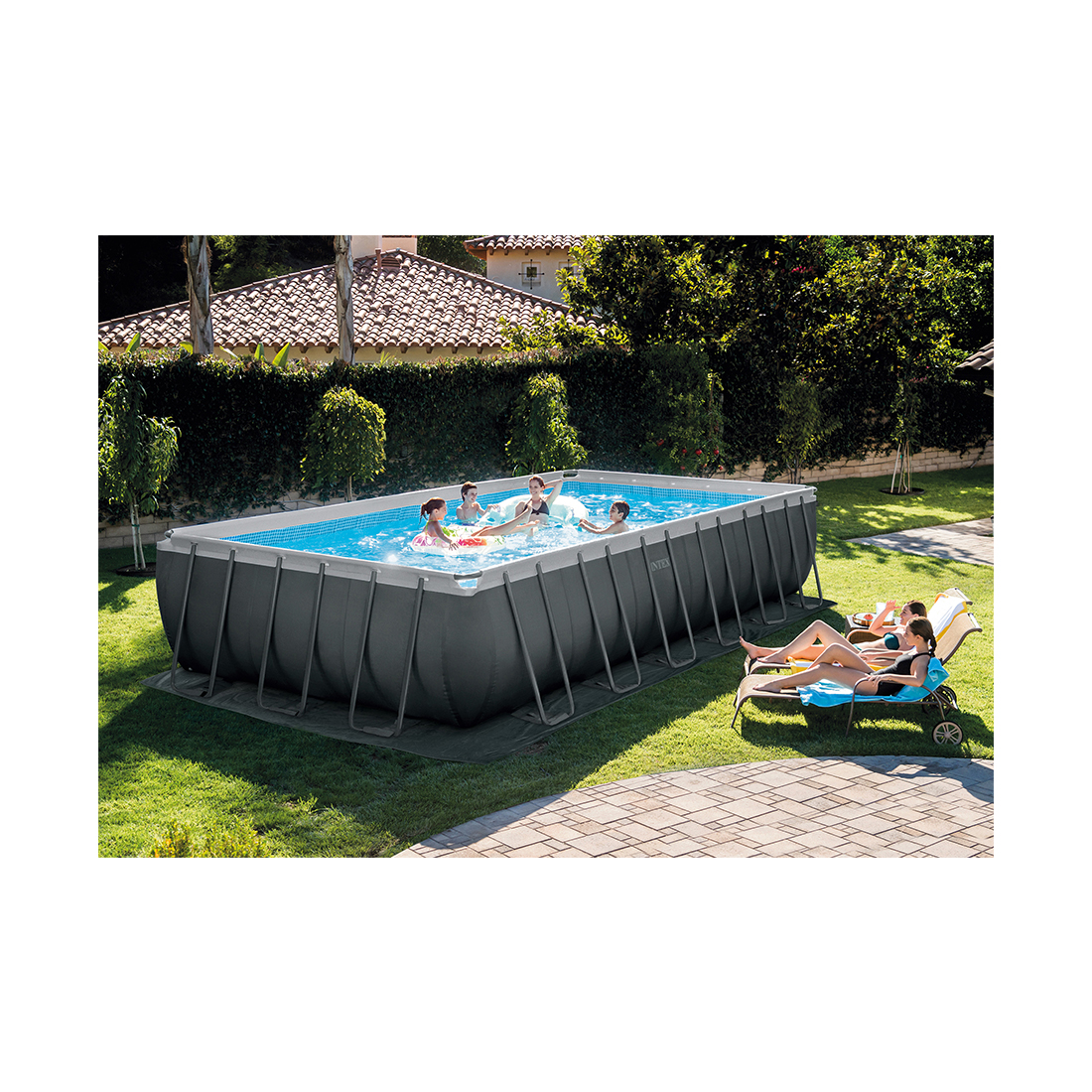 Каркасный бассейн Ultra XTR Frame 732 х 366 x 132 см, INTEX