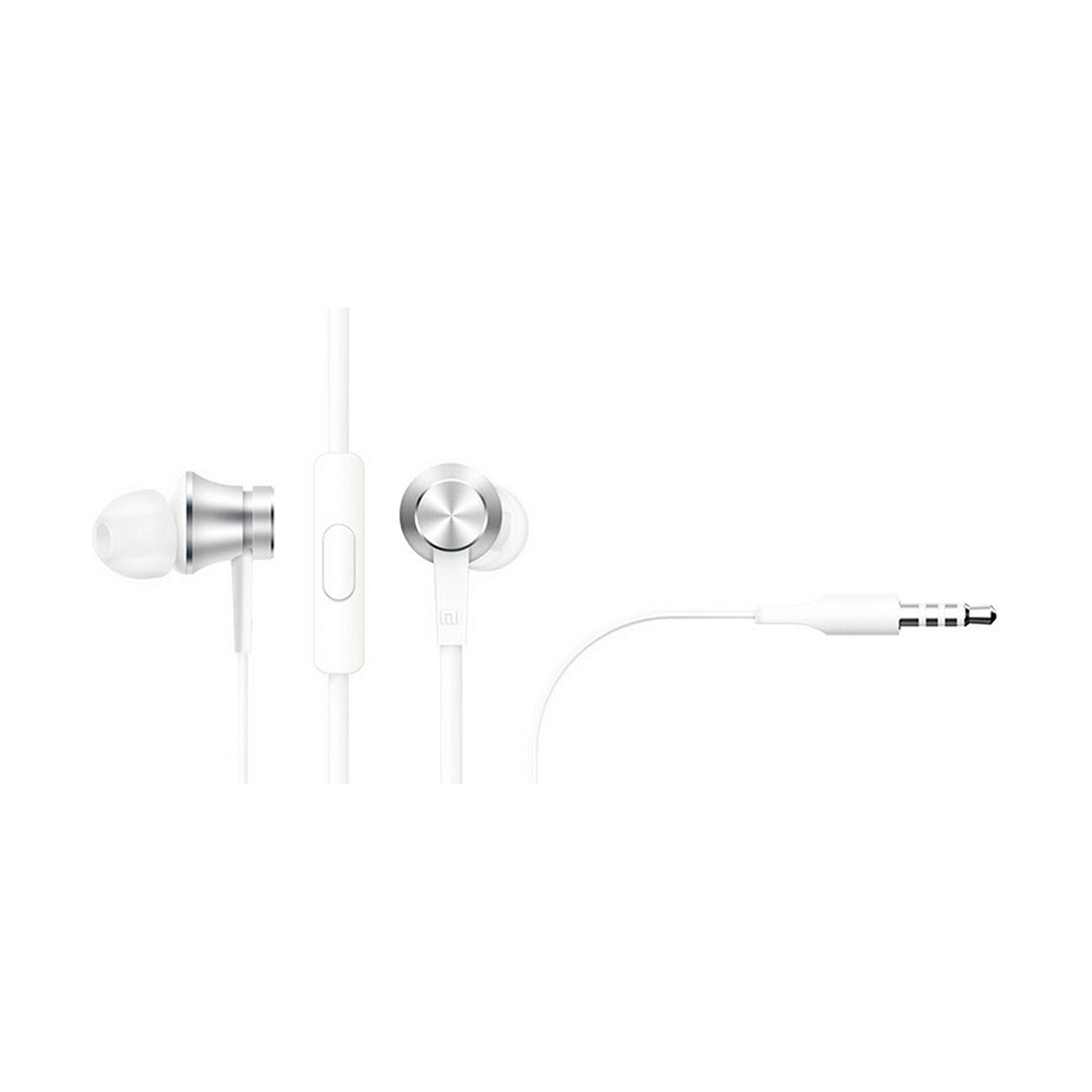 Наушники, Xiaomi, Mi Earphones Basic, HSEJ03JY/ZBW4355TY , Универсальная функция Hands Free, кнопка для управления, Серебристый
