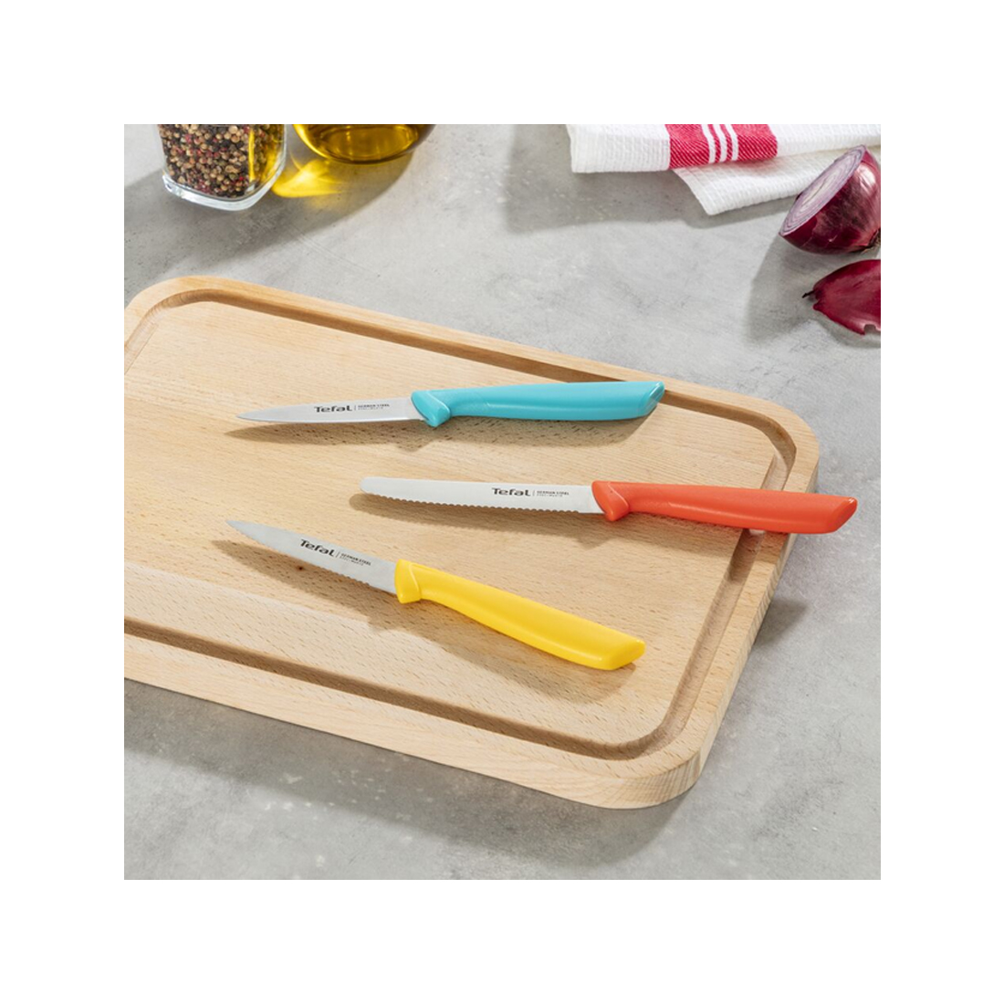 Набор ножей Tefal Colourfood K273S304