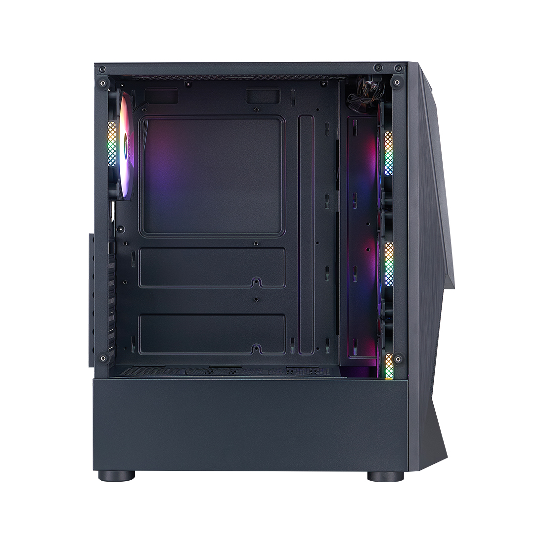 Компьютерный корпус 1STPLAYER DK-3-BK-1F5M-2F5S