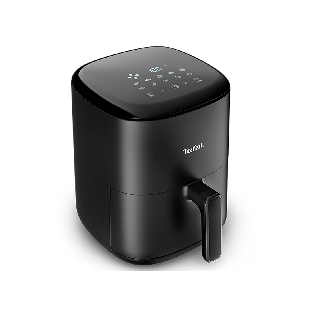 Аэрогриль, Tefal, EY145810, Объем чаши 3л, 10 программ, Сенсорное управление, Таймер, LCD дисплей, Мощность 1300 Вт, Черный