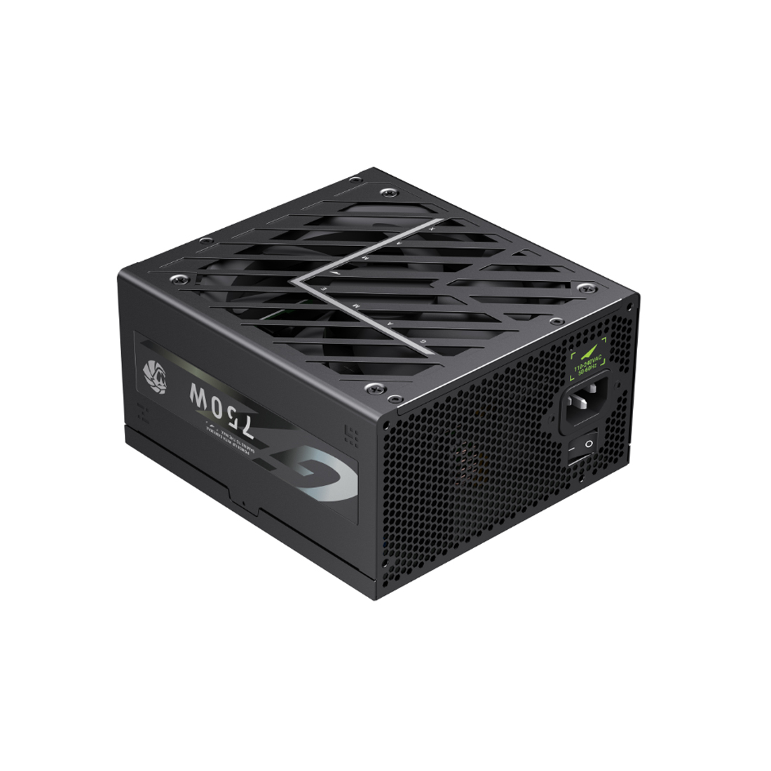 Блок питания, Gamemax, GZ 750G Gold, 2121-0750B0030, 750W, ATX 3.1, ATX, Вентилятор 14см, 20+4 pin, 4*PCI-E 6+2 pin, 6*SATA, 3*Molex, 16*4+4 pin, 150*160*86mm мм, Черный