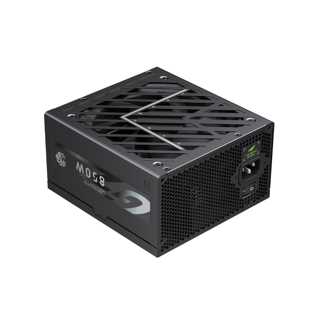 Блок питания, Gamemax, GZ 850G Gold, 2121-0850B0051, 850W, ATX 3.1, ATX, Вентилятор 14см, 20+4 pin, 4*PCI-E 6+2 pin, 6*SATA, 3*Molex, 16*4+4 pin, 150*160*86mm мм, Черный