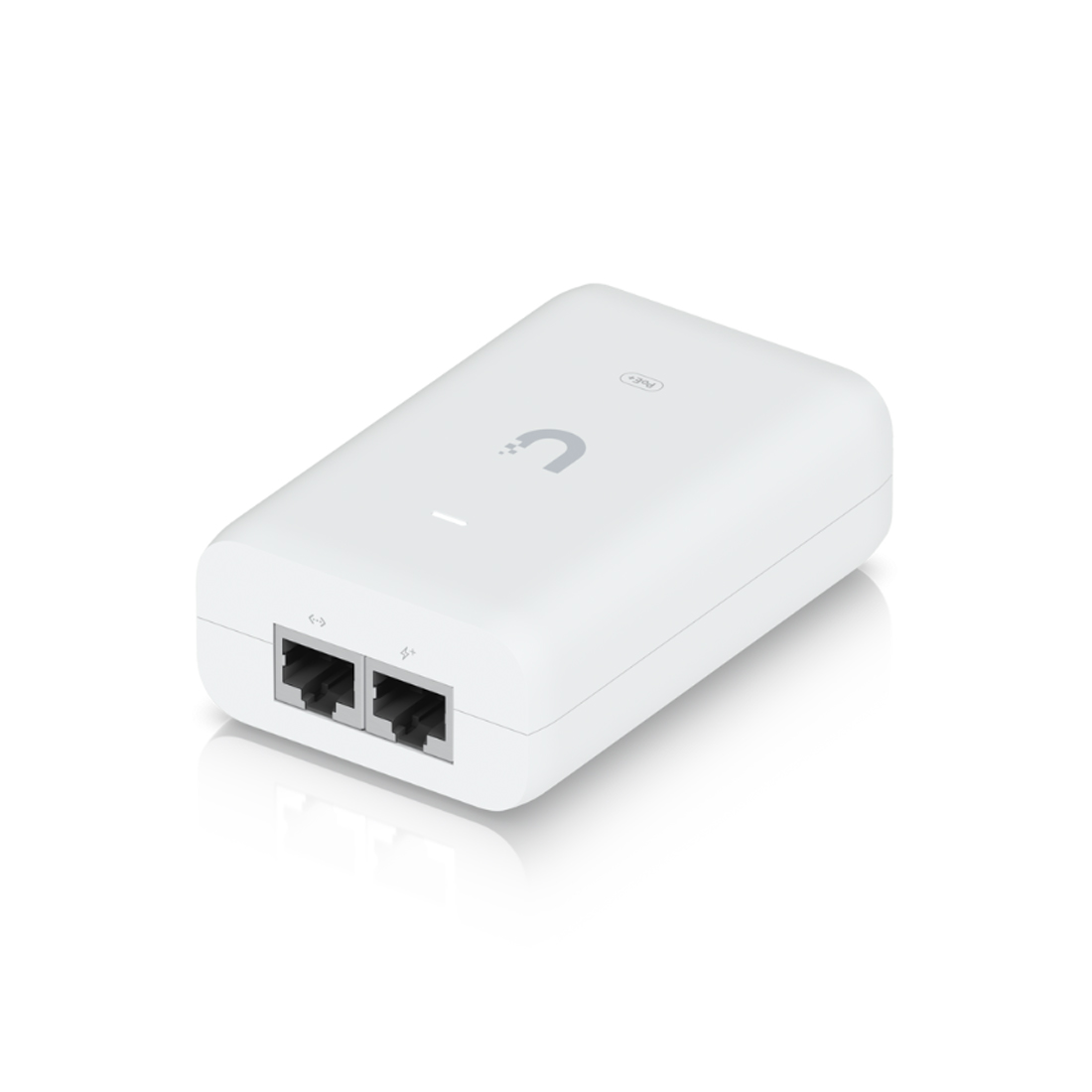 PoE адаптер, Ubiquiti, U-PoE+, PoE Injector 48VDC 30W Gbit, 802.3af,802.3at, 10/100/1000Mbps Ethernet, 100–240V AC