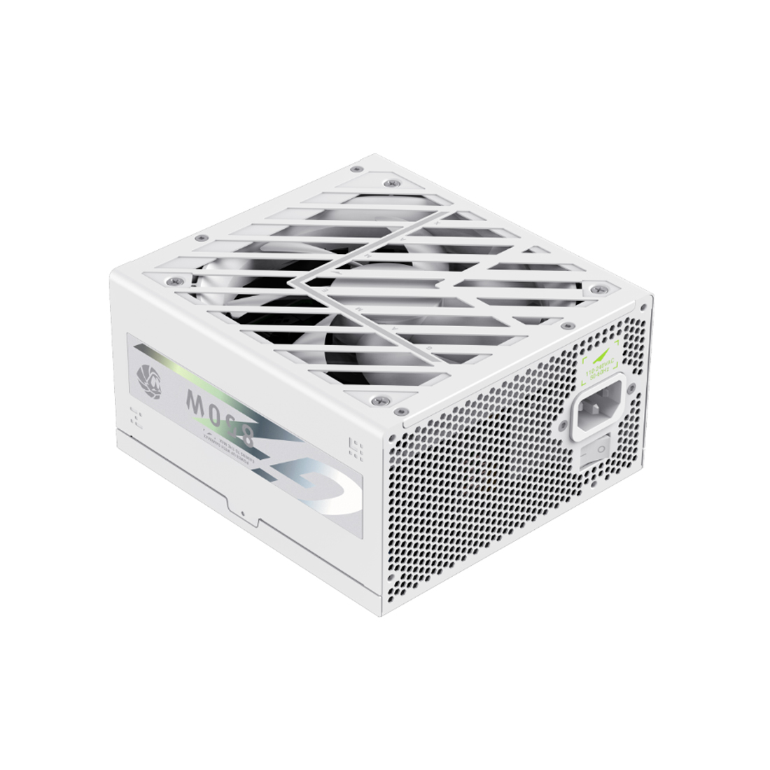 Блок питания, Gamemax, GZ 850G WH, 2121-0850B0053, 850W, ATX 3.1, ATX, Вентилятор 14см, 20+4 pin, 4*PCI-E 6+2 pin, 6*SATA, 3*Molex, 16*4+4 pin, 150*160*86mm мм, Белый