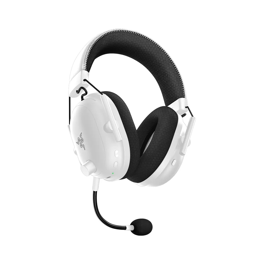 Гарнитура, Razer, Blackshark V2 Pro, RZ04-04530200-R3M1, Игровая гарнитура, Беспроводные, 7.1 Surround Sound, 12 - 28000 Гц, 100 дБ, 32 Ом, 50 мм, Микрофон однонаправленный подвижный, 100 Гц – 10000 Гц, - 42 дБ, Проводные, 3,5 мм (mini jack), Белый