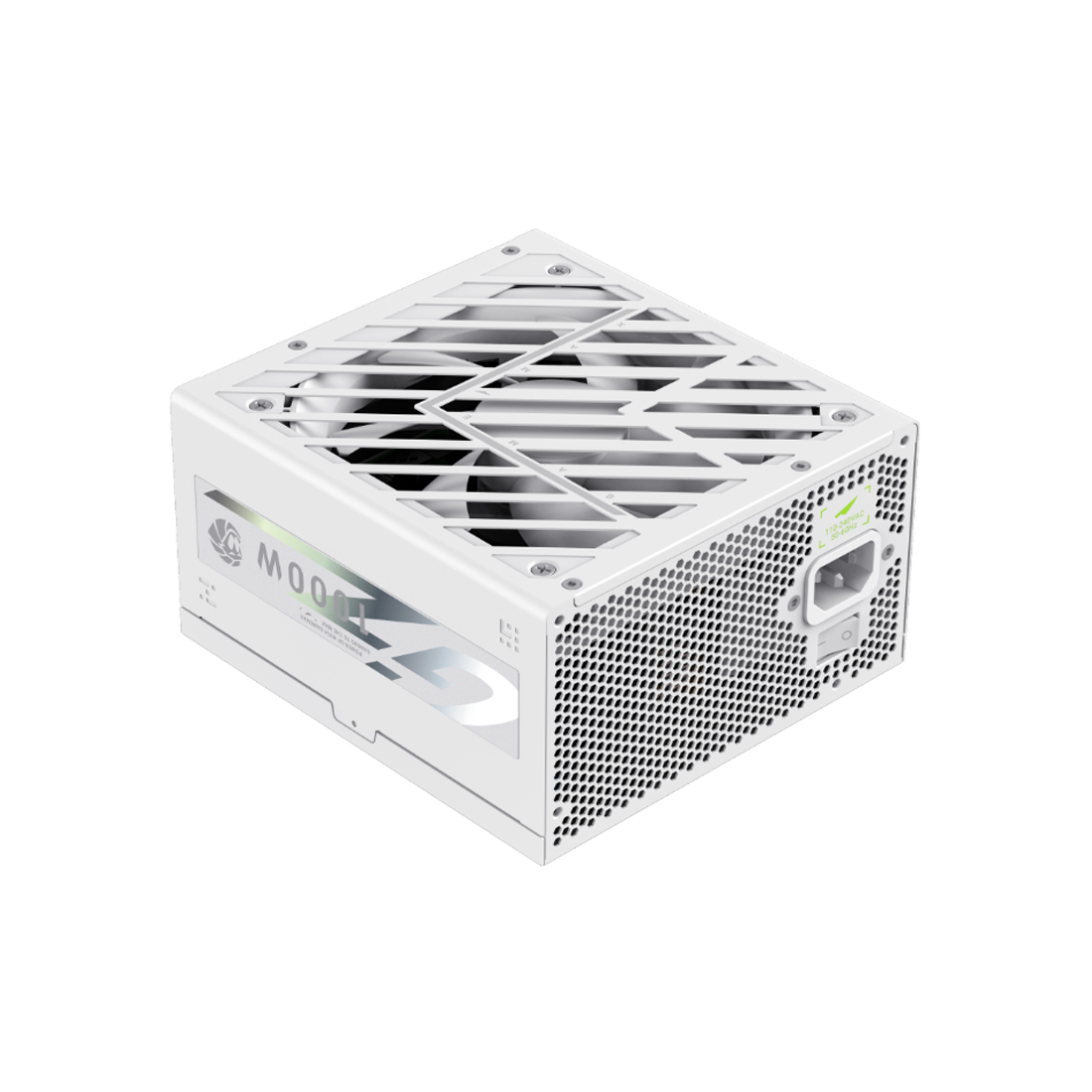 Блок питания, Gamemax, GZ 1000G, 2121-1000B0004, 1000W, ATX 3.1, ATX, Вентилятор 14см, 20+4 pin, 4*PCI-E 6+2 pin, 10*SATA, 3*Molex, 16*4+4 pin, 150*160*86mm мм, Белый