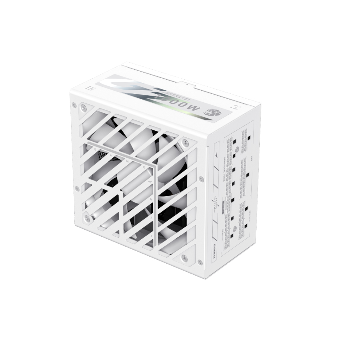 Блок питания, Gamemax, GZ 1000G, 2121-1000B0004, 1000W, ATX 3.1, ATX, Вентилятор 14см, 20+4 pin, 4*PCI-E 6+2 pin, 10*SATA, 3*Molex, 16*4+4 pin, 150*160*86mm мм, Белый