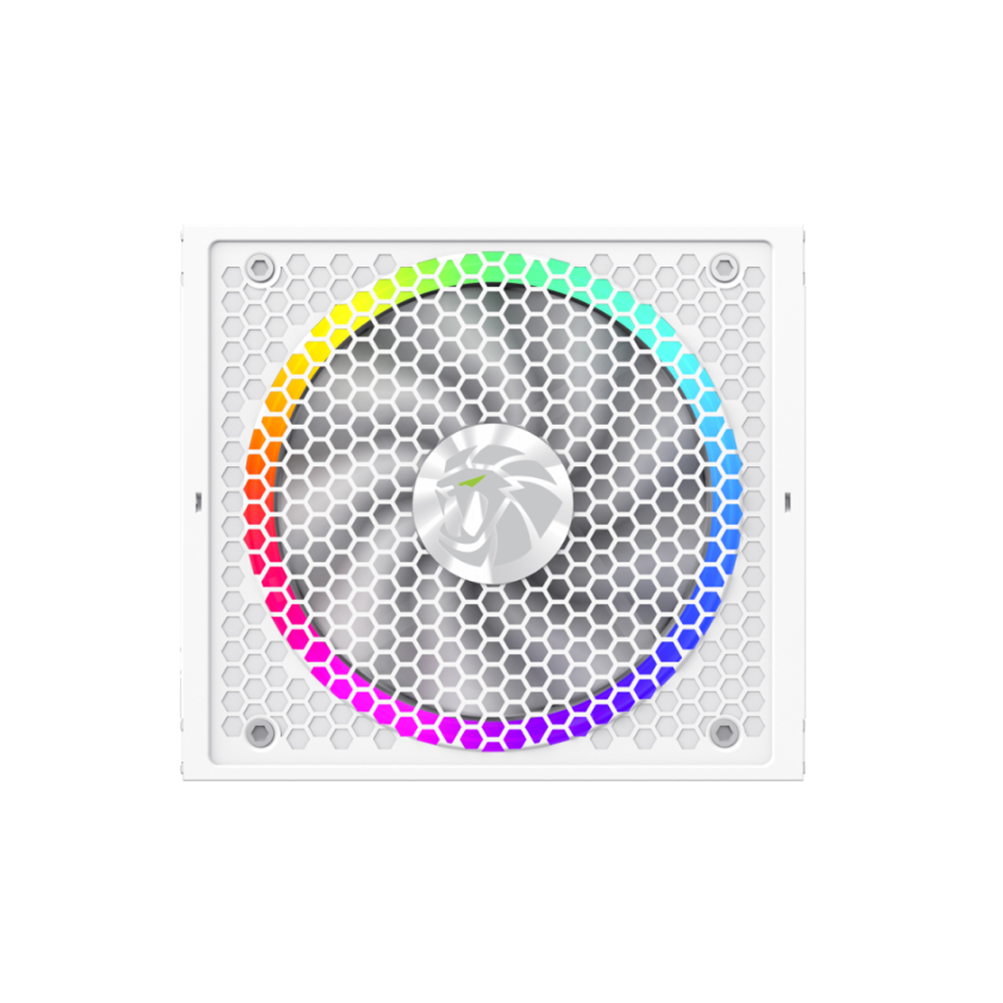 Блок питания, Gamemax, RGB PRO 1300P WH, 2110-1300B0026, 1300W, Platinum, ATX3.1, APFC, 20+4 pin, 2*4+4pin, 10*Sata, 3*Molex, 4*PCI-E 6+2 pin, 1*PCI-E 12+4pin, Modular, Вентилятор 14см, 165*150*86 см, Белый