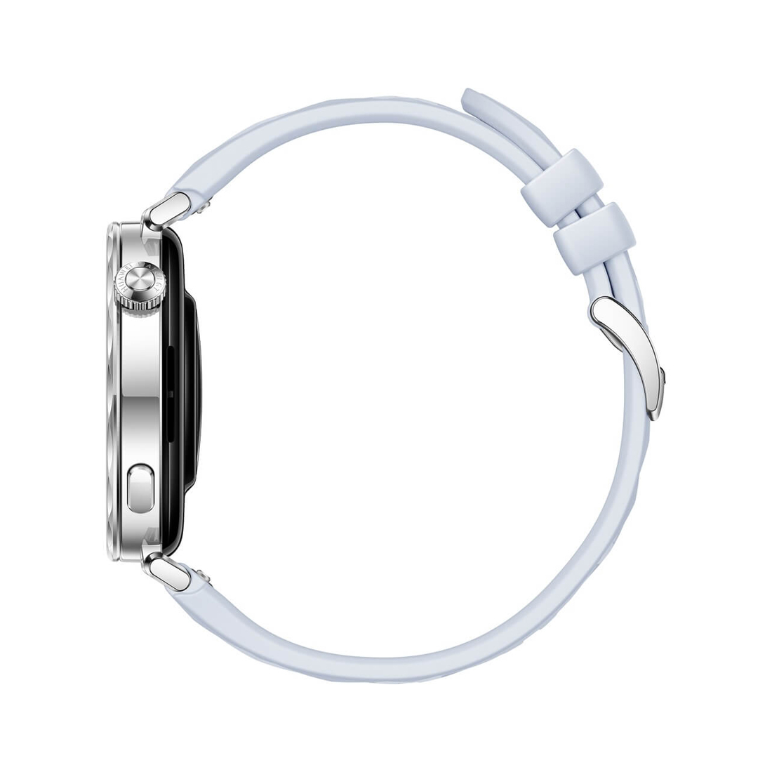 Смарт часы, Huawei, Watch GT 5 JNA-B19FC 41mm, Дисплей 1.43" цветной AMOLED-экран, Разрешение 466 x 466, Водонепроницаемые (5 АТМ), Вес 48 гр, (Blue Fluoroelastomer Strap) Синий