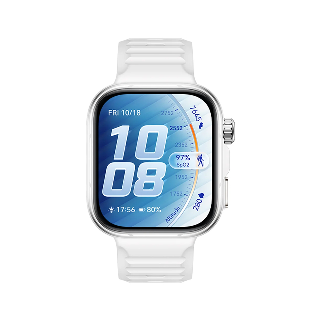Смарт часы, Huawei, Watch Fit 5 Pro NKI-B29, Дисплей 1,92" цветной AMOLED-экран, Разрешение 480 x 408, Водонепроницаемые (5 АТМ), (White) Белый