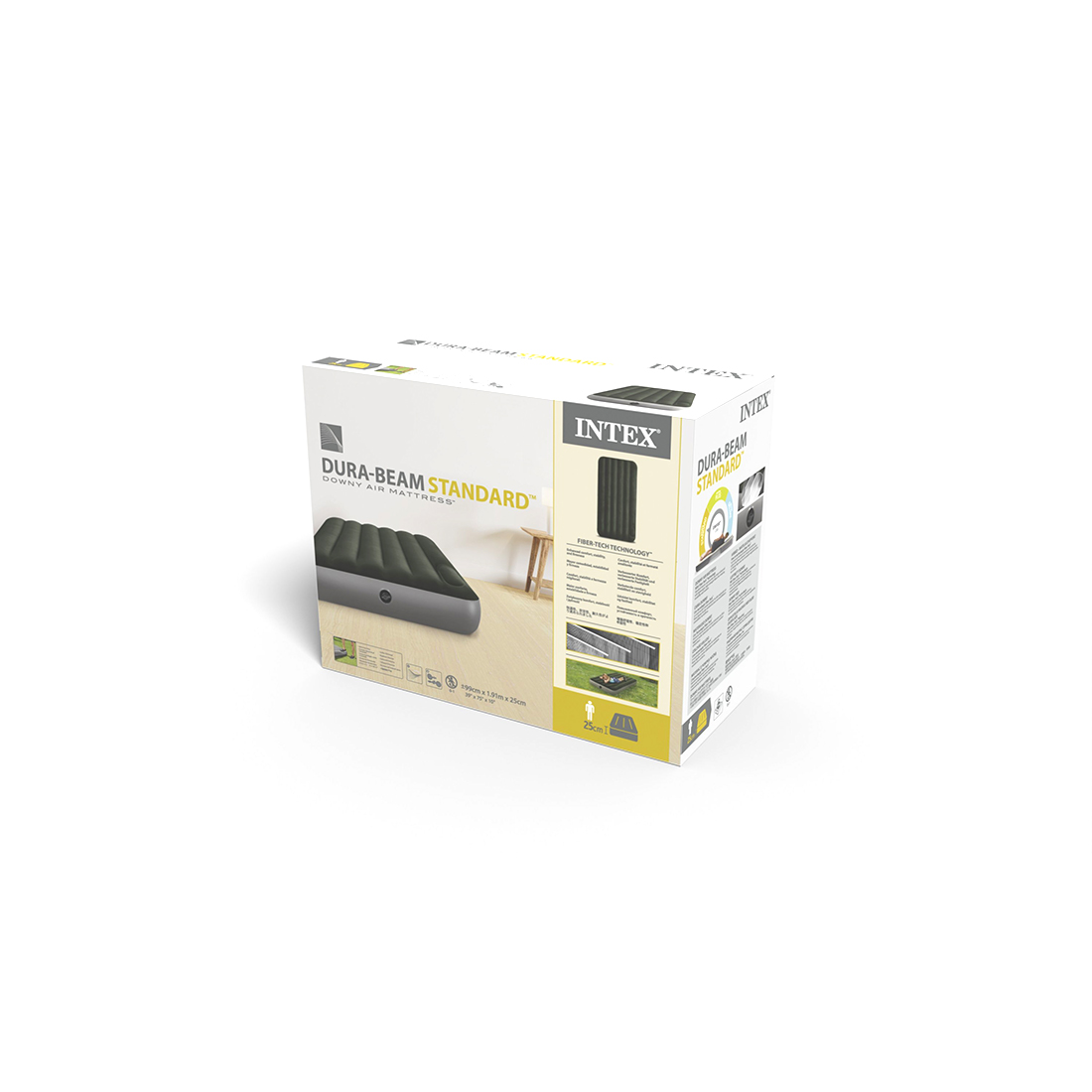 Матрас надувной Downy (Twin) 191 х 99 х 25 см, INTEX