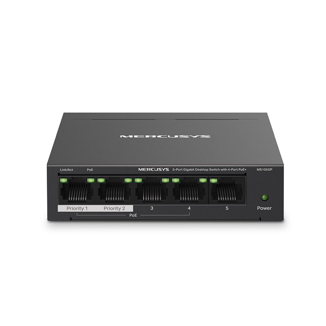 Коммутатор Mercusys MS105GP миниатюрный