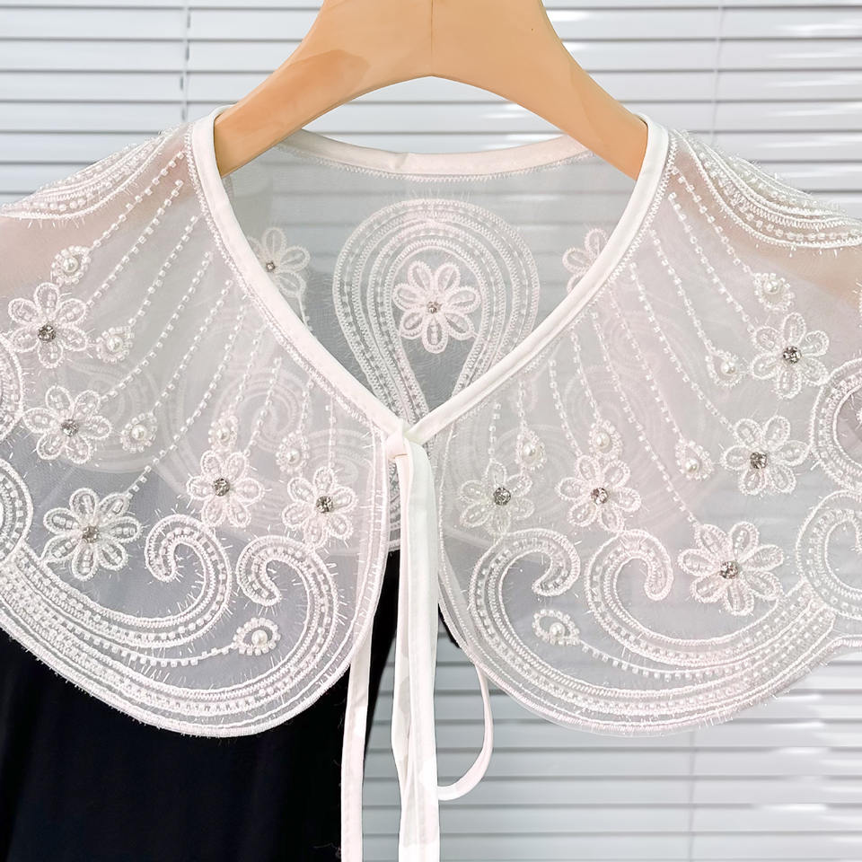 Lace Embroidery Dress Accessories