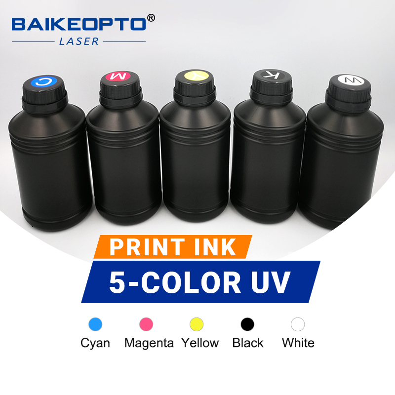 Black Wheel-Type UV Printer-CMYKW/Dual-Head DX10/Portable 2-in-1 Computer 1 Year 2880dpi Resolution 6-12m/h Print Speed