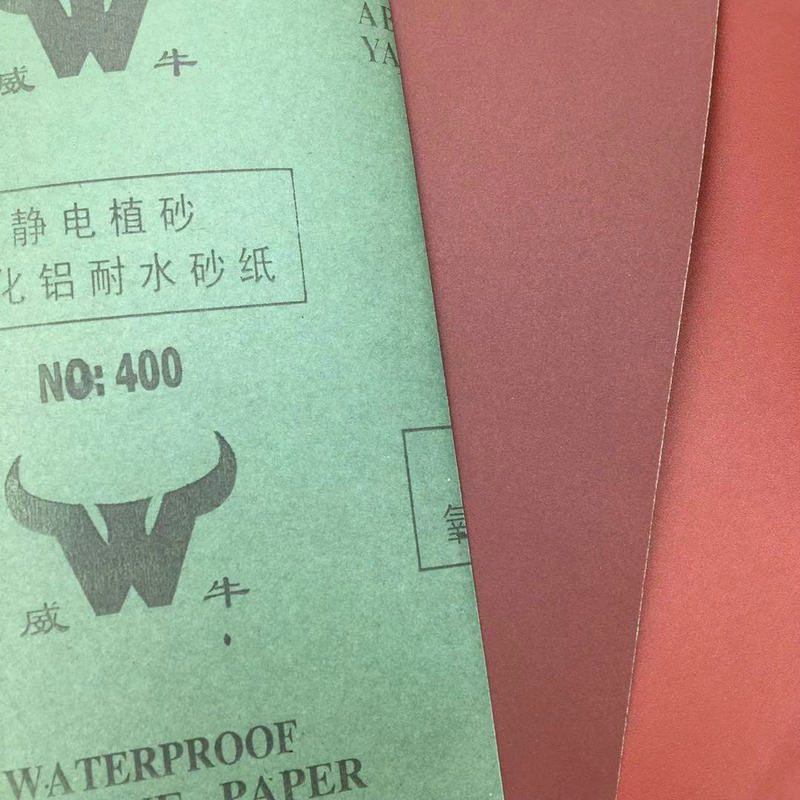 Manufacturer Supplies Large Quantities Weiniu Brand Brown Corundum Water Sandpaper China Origin for Cars Furniture Home