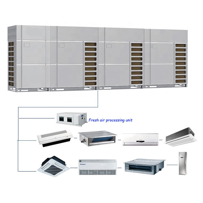 Competitive Price Central VRV VRF DC Inverter Air Conditioning Cooling & Heating System for Home