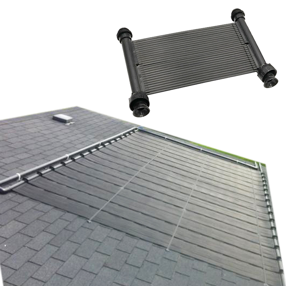 China Factory Roof Ground Installation Swimming Pool Solar Collector with Solar Controller