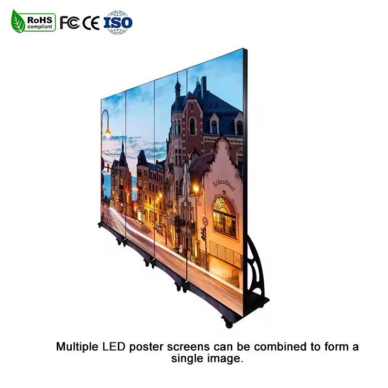 QIANFAN P2.5 Indoor/Outdoor Full Color LED Digital Signage Advertising Display with 1500cd Brightness and Waterproof Design