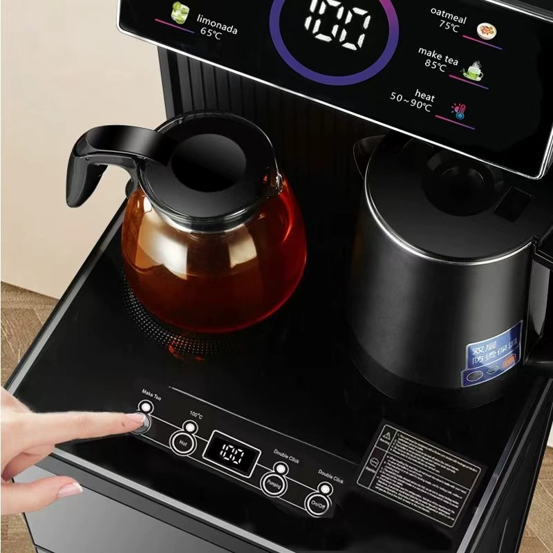Electric Countertop Instant Heating Remote Control Water Dispenser with Tempered Glass Household Tea Bar Machine