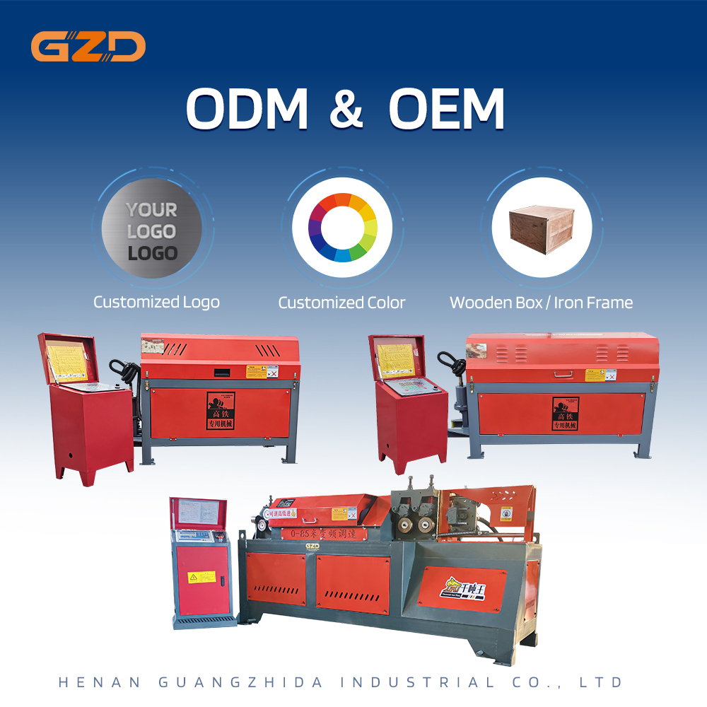 Factory 7.5kW 4-10mm Industrial Machinery Rebar Straightening and Cutting Machine