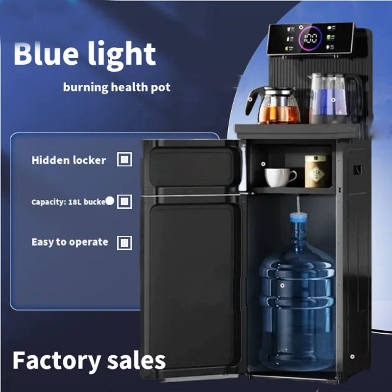 Electric Countertop Instant Heating Remote Control Water Dispenser with Tempered Glass Household Tea Bar Machine