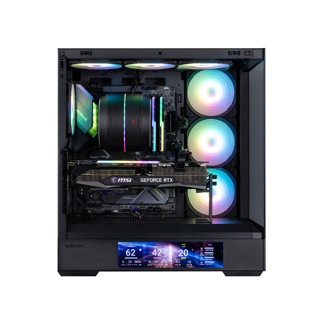 Компьютерный корпус Zalman P40 DS Black