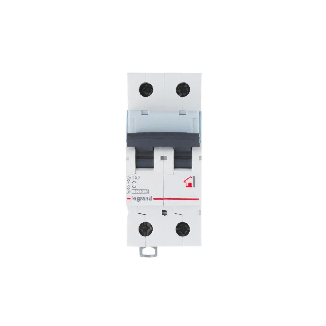 Автоматический выключатель, Legrand, 404043, 2П C 20A TX3 6000 6kA