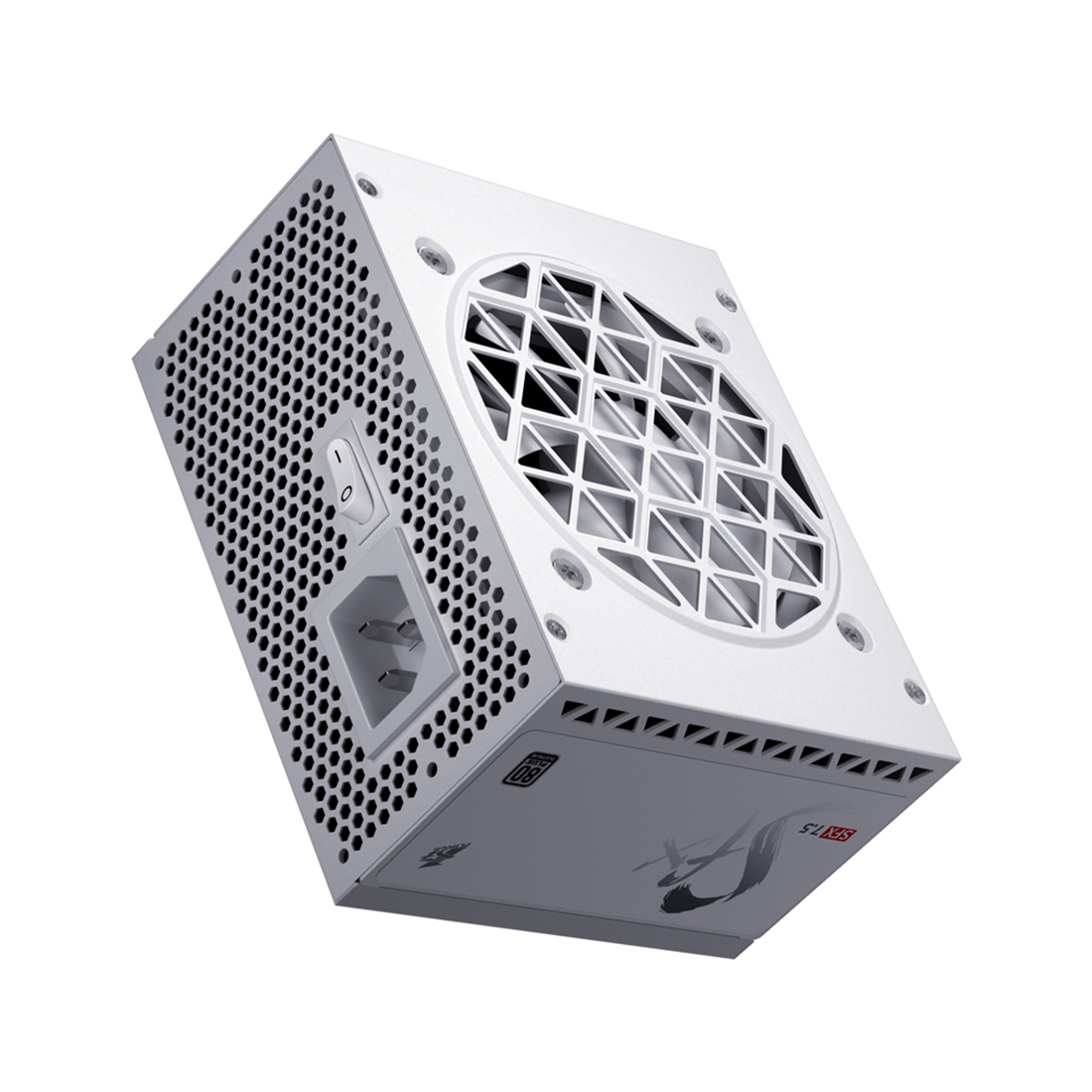 Блок питания, 1STPLAYER, PS-750SFX-WH, 750W, SFX, APFC, PLATINUM, 20+4 pin, 4+4pin, 8*Sata, 4*Molex, 2*PCI-E 6+2pin, Modular, Вентилятор 8см, 100х125х63.5мм, Белый