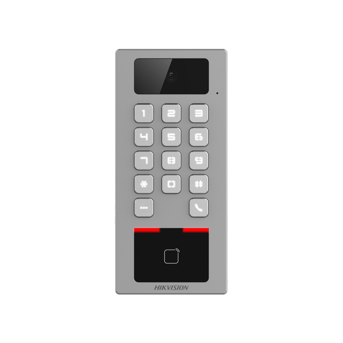 Терминал доступа, Hikvision, DS-K1T502DBWX-C, Тип карты: M1 card / M1 card content / DESFire card, Степень защиты: IK09 / IP65
