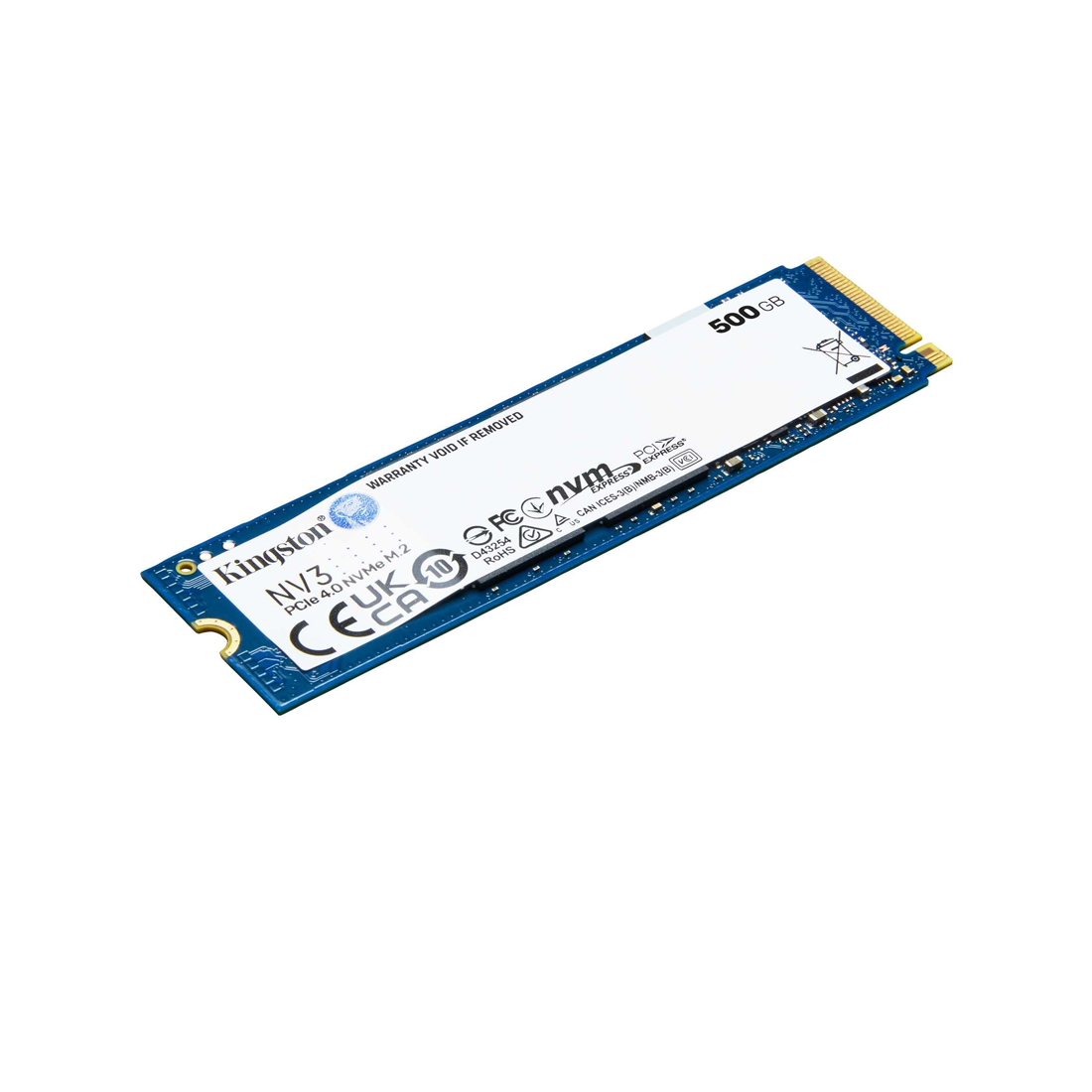 Твердотельді накопитель SSD Kingston NV3 SNV3S/500G, 500GB, M.2 NVMe PCIe 4.0x4