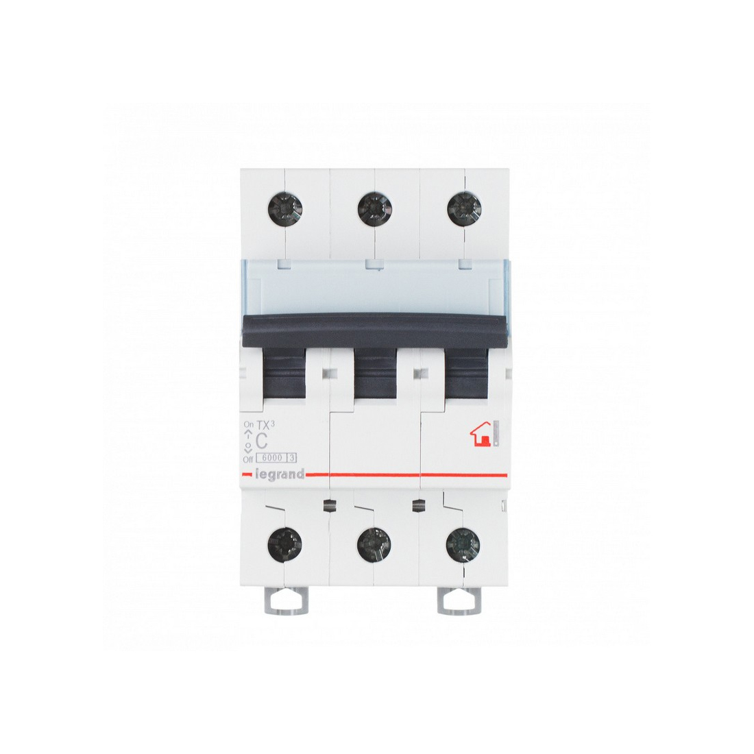 Автоматический выключатель, Legrand, 404053, 3П С 6A TX3 6000 6kA