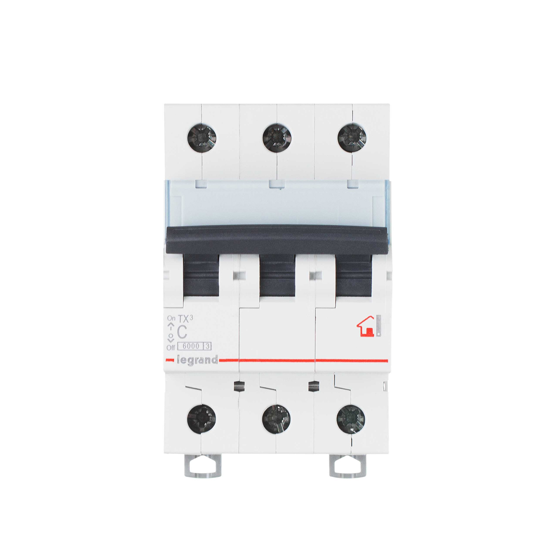 Автоматический выключатель, Legrand, 404057, 3П С 20A TX3 6000 6kA
