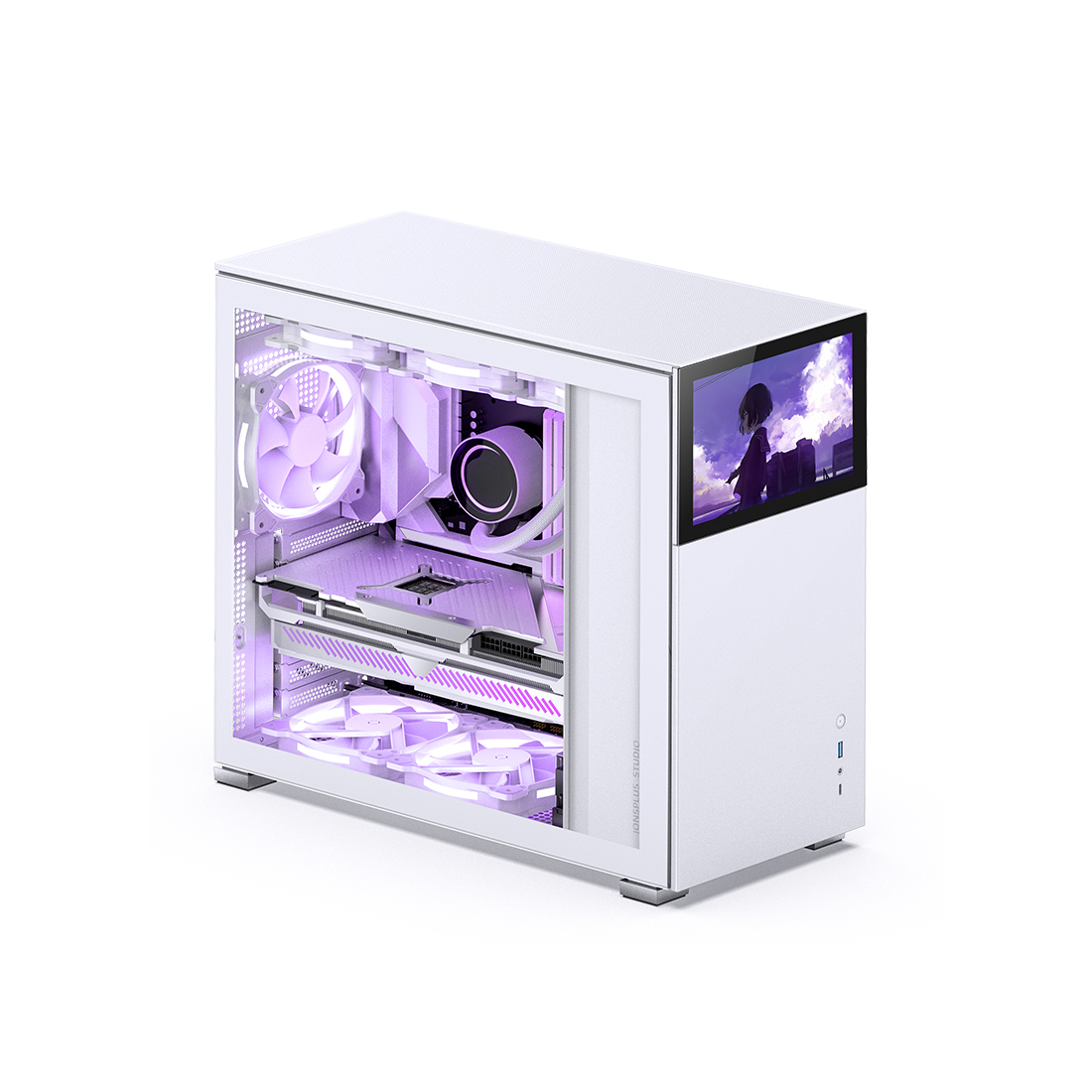Компьютерлік корпус Jonsbo D41 STD SCREEN Ақ