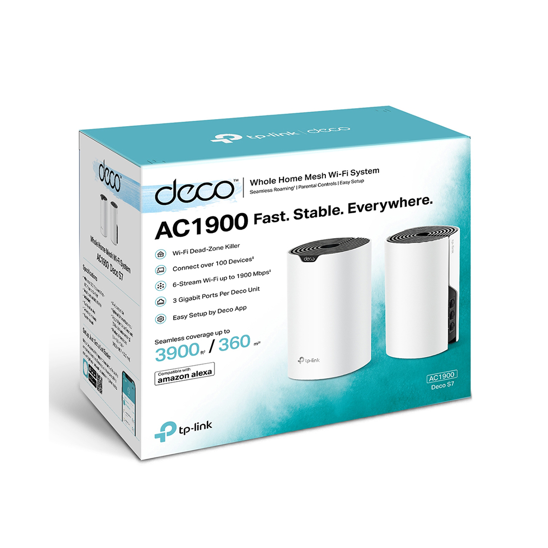 Үй Mesh-Wi-Fi 5 TP-Link Deco S7 (2-pack)