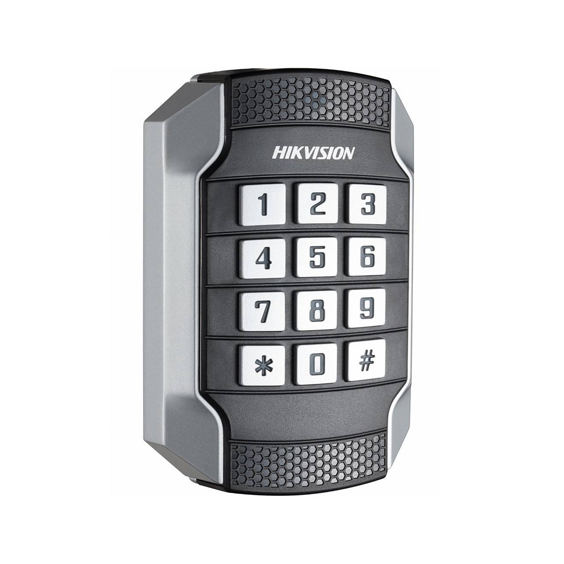 Считыватель контроля доступа, Hikvision, DS-K1104MK, Металлический антивандальный считыватель, чтение карт M1 (1356 МГц) RS485/ Wiegand(W26/W34), от -20 °C до 65 °C, IP65 IK10 12 VDC