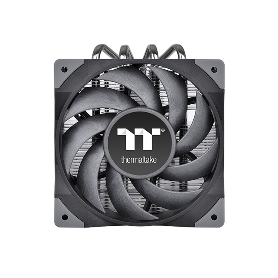 Кулер для процессора,Thermaltake, Toughair 110 CPU, CL-P073-AL12BL-A, Intel LGA 1700/1200/1156/115x и AMD AM4/AM3+/AM3/AM2+/AM2/FM2/FM1, TDP 140W, 120мм вентилятор, 500-2000 об.мин, 58.35 CFM, 23.6 dB(A), 4pin, 137.7x123.6x114.1мм, Серебристый
