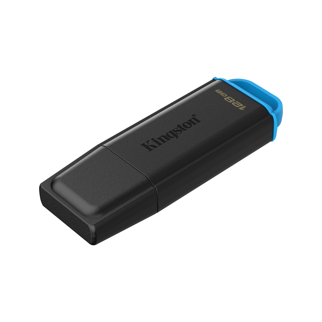 USB-накопитель, Kingston, DataTraveler Exodia DTXG2/128GB, 128GB, USB 3.2, Чёрный/Голубой