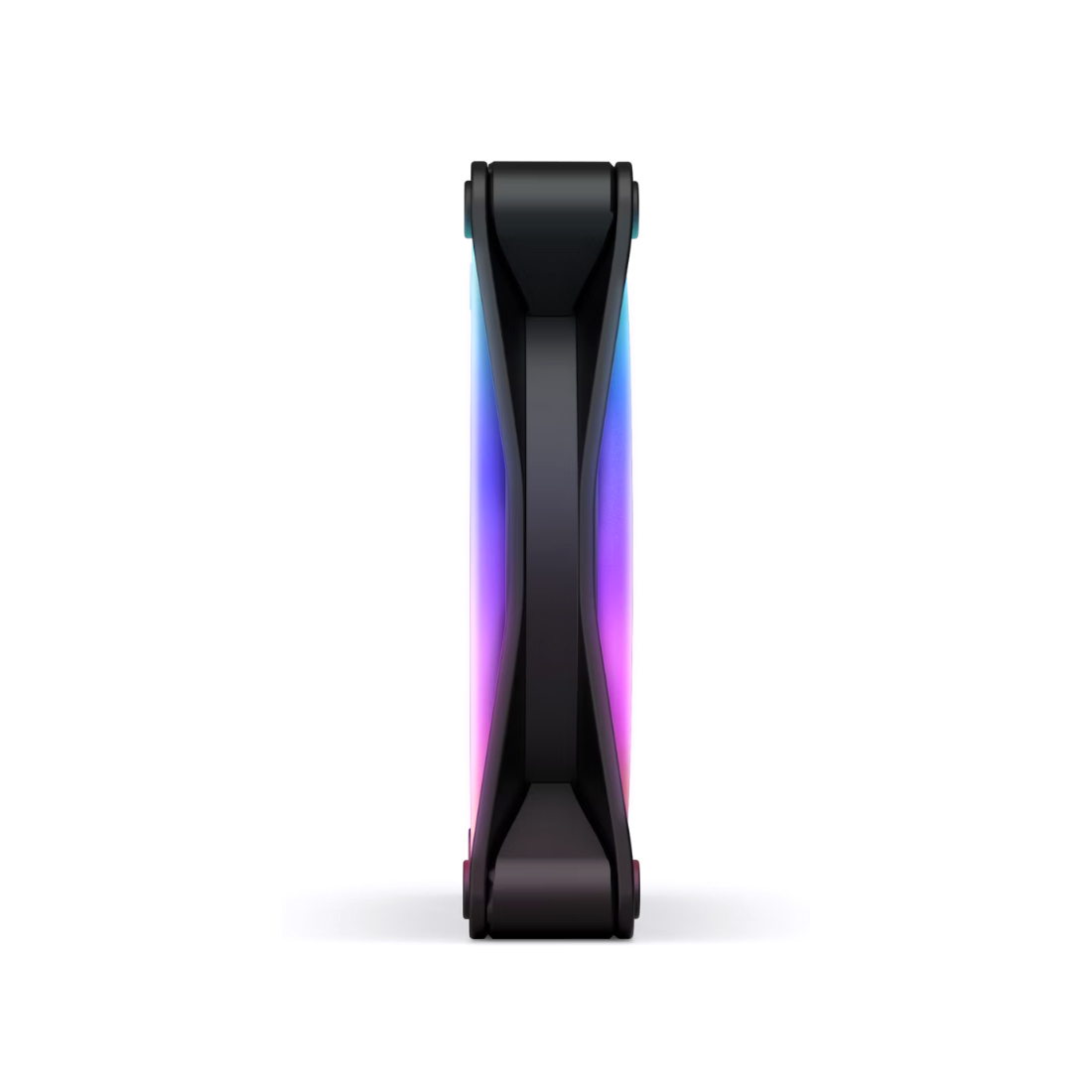 Кулер для компьютерного корпуса, NZXT, F120 RGB DUO, RF-D12SF-B1, RGB LED, 500-1800 ± 300 об/мин, 48.58 CFM, 29 dB(A), 4-pin PWM, 120 х 120 х 25мм, Черный
