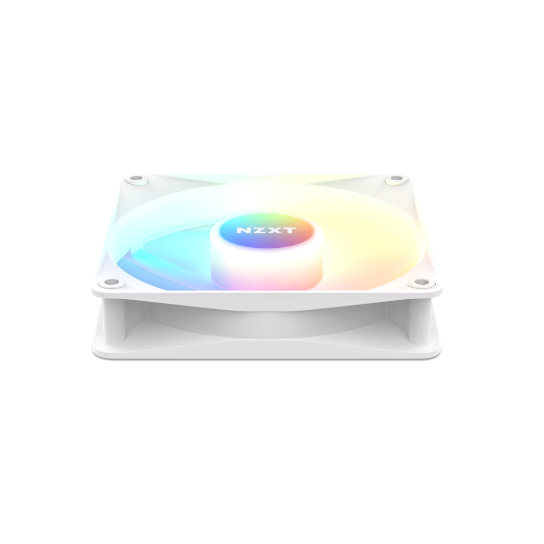 Кулер для компьютерного корпуса, NZXT, F120 RGB Core, RF-C12SF-W1, RGB LED, 500-1800 об/мин, 78.86 CFM, 33.88 dB(A), 4-pin PWM, 120 x 120 x 26мм, Белый