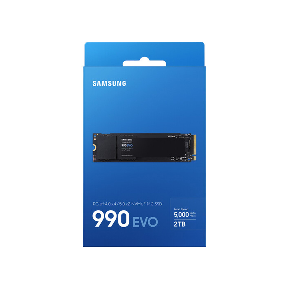 Твердотельный накопитель SSD, Samsung, 990 EVO PLUS MZ-V9S2T0BW, 2TB, M.2 PCIe 4.0 x4 / 5.0 x2 NVMe, 7250/6300 Мб/с