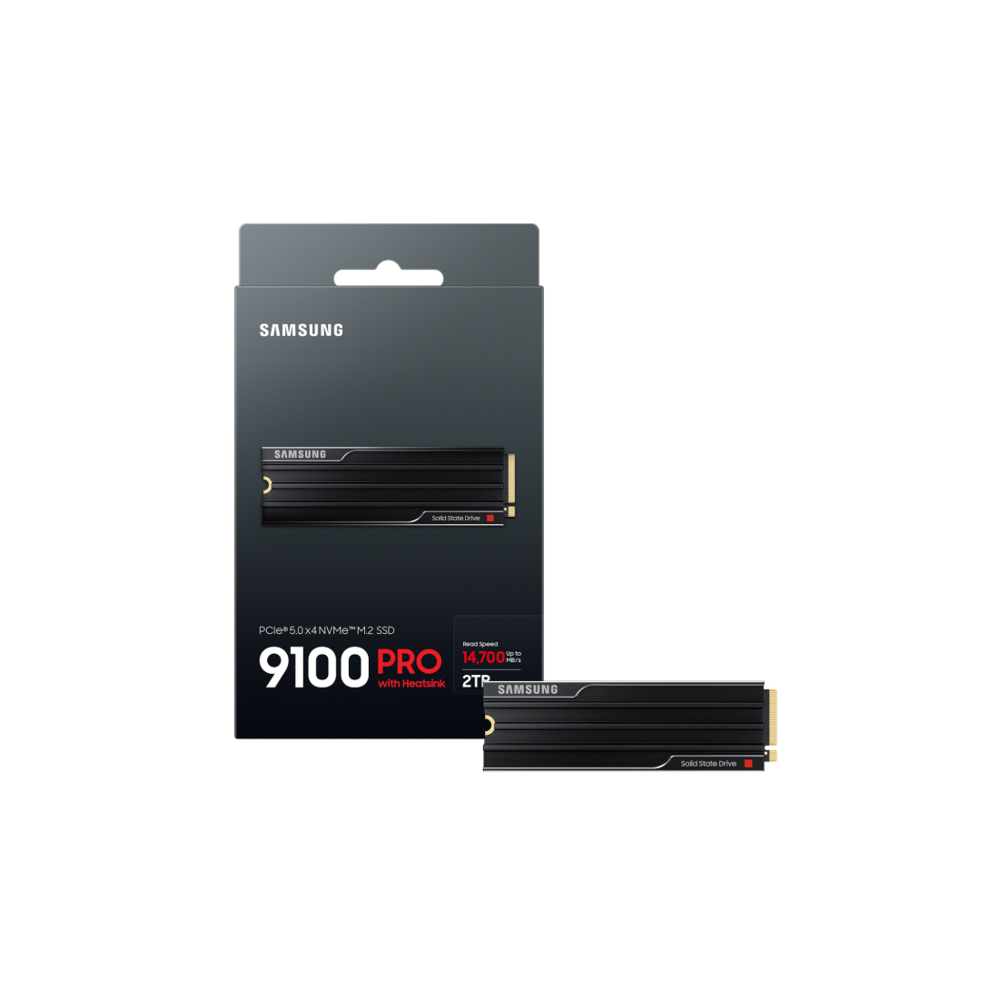 Твердотельді сақтау құрылғысы SSD Samsung 9100 PRO Heatsink MZ-VAP2T0CW 2TB