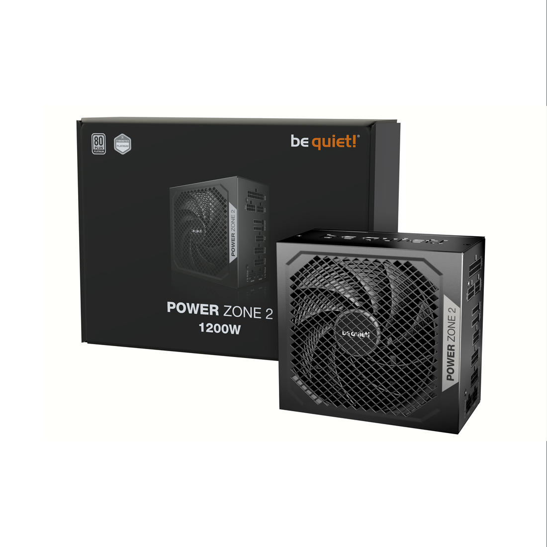Блок питания, Bequiet!, POWER ZONE 2 1200W, BP030EU, 1200W, ATX 3.1, ATX, 140мм, Модульный, 20+4 pin, 3*PCI-E 6+2 pin, 7*SATA, 4+4 pin, 328 x 248 x 102 мм, Black