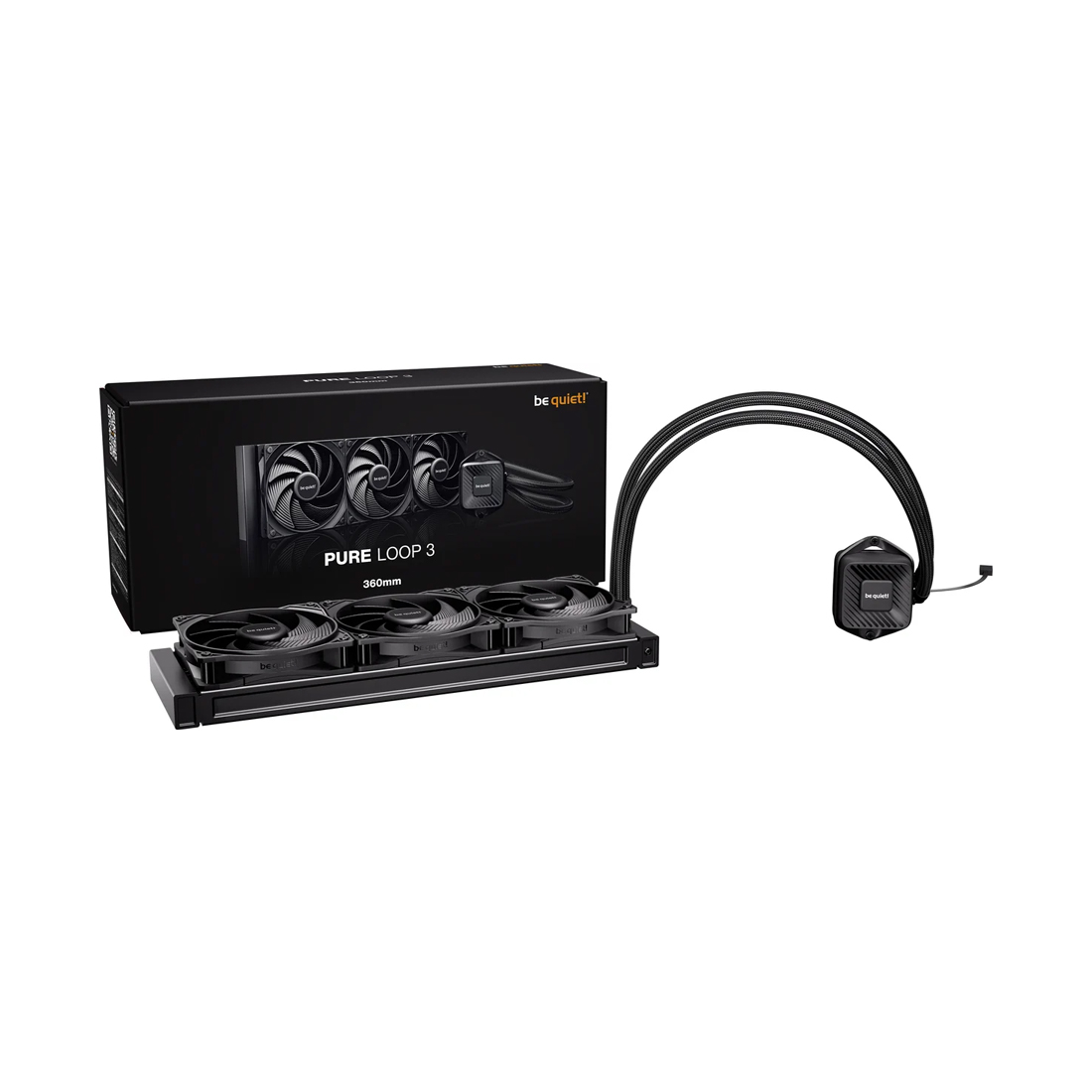 Кулер с водяным охлаждением, Bequiet!, PURE LOOP 3 360mm, BW029EU,